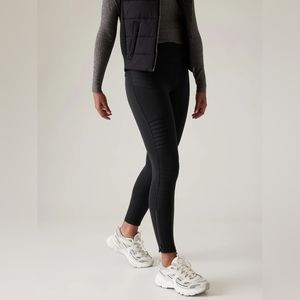 NWOT ATHLETA  BLACKDELANCEY MOTO TIGHT Sz S